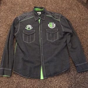 American Fighter Long Sleeve Button Up